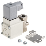 SMC 2/2 Pneumatic Solenoid Valve - Solenoid/Spring G 1/4 VX22 Series 230V ac