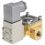 SMC 2/2 Pneumatic Solenoid Valve - Solenoid/Pilot/Spring G 3/8 VXD Series 24V dc