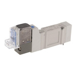 SMC 5/2 Pneumatic Solenoid Valve - Solenoid/Pilot M5 x 0.8 SY3000 Series 24V dc