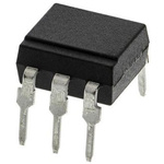 Broadcom, 4N25-000E DC Input Transistor Output Optocoupler, Through Hole, 6-Pin DIP