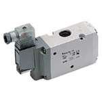 SMC 3/2 Pneumatic Solenoid Valve - Solenoid/Pilot G 1/4 VP300 Series 24V dc