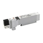 SMC 5/2 Pneumatic Solenoid Valve - Solenoid/Spring VQ2000 Series 24V dc