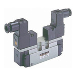 SMC 5/2 Pneumatic Solenoid Valve - Solenoid/Spring EVS7-10 Series