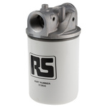 RS PRO Hydraulic Spin-On Filter Can, 10μm, 95L/min 1-1/4 in
