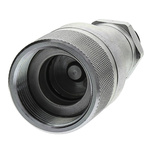 Hi-Force Steel Female Hydraulic Quick Connect Coupling, NPT 3/8-18 Male