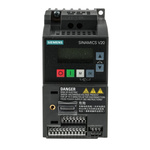 Siemens Inverter Drive, 0.37 kW, 1 Phase, 230 V ac, 2.3 A, SINAMICS V20 Series