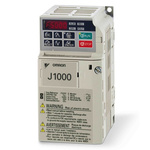 Omron Inverter Drive, 0.4 kW, 3 Phase, 200 V ac, 1.9 A, J1000 Series