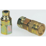 RS PRO Carbon Steel Male Hydraulic Quick Connect Coupling, Rs 1/2 Male
