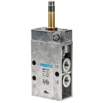 Festo 5/2 Pneumatic Solenoid Valve - Solenoid/Spring G 1/8 MFH Series 12 → 48V dc, 24 → 240V ac, 9982