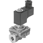Festo 2/2 Solenoid Valve - Solenoid/Pilot G 1/4 VZWF Series, 1492134