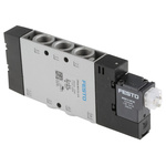 Festo 5/2 Solenoid Pilot Valve - Electrical G 1/4 CPE Series 24V dc, 163142