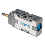 Festo 5/2 Pneumatic Solenoid Valve - Electrical G 1/8 MFH Series, 19758