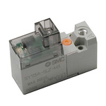 SMC 3/3 Solenoid Pilot Valve - Solenoid SY100 Series