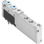 Festo 2x3/2 Closed, Monostable Solenoid Valve - Electrical Metric M5 VUVG Series, 573389