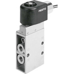 Festo 5/2 Monostable Pneumatic Solenoid/Pilot-Operated Control Valve - Electrical MFH Series, 535909