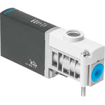 Festo 3/2 Open, Monostable Pneumatic Solenoid/Pilot-Operated Control Valve - Electrical MHP3 Series, 525158