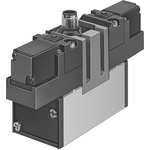 Festo 5/3 exhausted Pneumatic Solenoid/Pilot-Operated Control Valve - Electrical MEBH Series, 184511