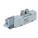 SMC Pneumatic Solenoid Valve - Solenoid One-Touch Fitting 6 mm VQZ3000 Series