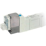 SMC 2 Position Double Valve Pneumatic Solenoid Valve - Solenoid One-Touch Fitting 6 mm SY3000 Series
