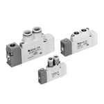 SMC 2 Position Double Valve Pneumatic Solenoid Valve - Solenoid G 1/4 SYA5000 Series