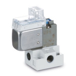 SMC 3 Port Solenoid Valve Pneumatic Solenoid Valve - Solenoid M5 x 0.8 V100 Series