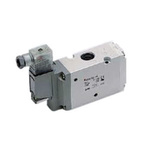 SMC 3 Port/Pilot Poppet Type Pneumatic Solenoid Valve - Solenoid G 3/8 VP500 Series