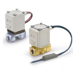 SMC Direct Operated 2 Port Solenoid Valve Pneumatic Solenoid Valve - Electrical G 1/8 VX21 Series