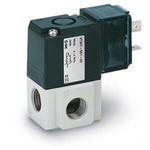 SMC 2 Position Single Solenoid Valve - Air G 1/8 VT307 Series 24V dc