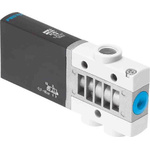 Festo 3/2 Closed, Monostable Solenoid Valve - Electrical G 1/8 MHE3 Series, 525147