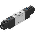Festo 5/3 Closed Solenoid Valve - Electrical G 1/8 VUVS Series, 575266
