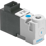 Festo 3/2 Closed, Monostable Pneumatic Solenoid/Pilot-Operated Control Valve - Electrical MHP1 Series, 197012