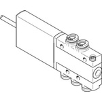 Festo 5/2 Monostable Pneumatic Solenoid/Pilot-Operated Control Valve - Electrical MHE2 Series, 525119