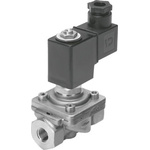 Festo 2/2 Closed, Monostable Pneumatic Solenoid/Pilot-Operated Control Valve - Electrical G 1/4 VZWF Series, 1492246