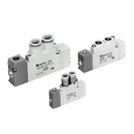 SMC Pneumatic Solenoid Valve - Solenoid One-Touch Fitting 4 mm SYA3000 Series