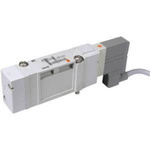 SMC 4 Position dual 3 Port valve (N.C./N.C.) Pneumatic Solenoid Valve - Solenoid SV1000 Series