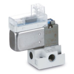 SMC 3 Port Solenoid Valve Pneumatic Solenoid Valve - Solenoid M5 x 0.8 V100 Series