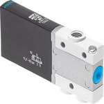Festo 3/2, Monostable, Open Solenoid Valve - Electrical M7 MHE2 Series 24V dc