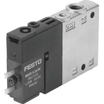 Festo 3/2 Solenoid Pilot Valve - Electrical M7 CPE Series 24V dc, 196915