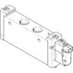 Festo 5/2 Solenoid Valve - Solenoid G 1/4 VUVG Series 24V dc, 578823