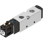 Festo 5/2 Pneumatic Solenoid Valve - Solenoid G 3/8 VUVS Series 24V dc, 8049881