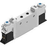Festo 2x3/2 Closed, Monostable Solenoid Valve - Electrical Metric M5 VUVG Series, 566455