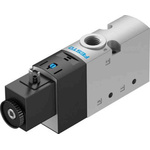 Festo 3/2 Closed, Monostable Solenoid Valve - Electrical G 1/4 VUVS Series, 575477