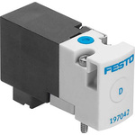 Festo 3/2 Open, Monostable Pneumatic Solenoid/Pilot-Operated Control Valve - Electrical MHA1 Series, 197023