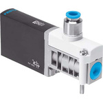 Festo 3/2 Closed, Monostable Pneumatic Solenoid/Pilot-Operated Control Valve - Electrical MHP4 Series, 525183