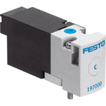 Festo 3/2 Closed, Monostable Pneumatic Solenoid/Pilot-Operated Control Valve - Electrical MHA1 Series, 197001