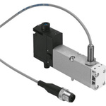 Festo 5/2 Monostable Solenoid Valve - Electrical VSVA-B-M52-MZD-A2-1T1L-APX-0.5 Series, 573201