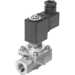 Festo 2/2 Closed, Monostable Pneumatic Solenoid/Pilot-Operated Control Valve - Electrical G 3/8 VZWF Series, 1492151