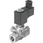 Festo 2/2 Closed, Monostable Solenoid Valve - Electrical VZWF-B-L-M22C-N38-135-V-1P4-10 Series, 1492199