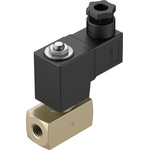 Festo 2/2 Closed, Monostable Solenoid Valve - Electrical G 1/4 VZWD Series, 1491846