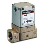2 port steam valve NC copper alloy body air operated 7mm orifice 1/4" bsp ported